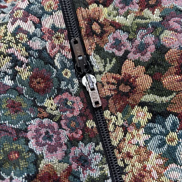 Vintage Victoria Rosenthal Design Floral Tapestry Weekender Bag - Picture 7 of 16